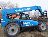 2018 GENIE GTH636 6000 LB DIESEL TELESCOPIC FORKLIFT TELEHANDLER ENCLOSED HEATED CAB w/AC 4WD 153 HOURS STOCK # BF9775129-VAOH - United Lift Equipment LLC