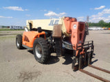 2008 JLG G10-55A 10000 LB DIESEL TELESCOPIC FORKLIFT TELEHANDLER PNEUMATIC 4WD ENCLOSED CAB STOCK # BF9536549-ASOH - United Lift Used & New Forklift Telehandler Scissor Lift Boomlift