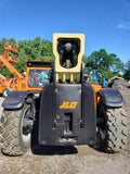 2019 JLG 1255 12000 LB DIESEL TELESCOPIC FORKLIFT TELEHANDLER PNEUMATIC ENCLOSED HEATED CAB OUTRIGGERS 4WD 1430 HOURS STOCK # BF91215129-VAOH - United Lift Equipment LLC