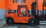 2021 VIPER FD100 22000 LB DIESEL FORKLIFT DUAL PNEUMATIC 119/189" 3 STAGE MAST SIDE SHIFTING FORK POSITIONER ENCLOSED CAB STOCK # BF91133279-ILIL - United Lift Used & New Forklift Telehandler Scissor Lift Boomlift