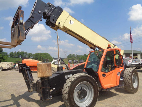 2018 JLG 1255 12000 LB DIESEL TELESCOPIC FORKLIFT TELEHANDLER PNEUMATIC ENCLOSED HEATED CAB OUTRIGGERS 4WD 2766 HOURS STOCK # BF9983519-VAOH - United Lift Equipment LLC