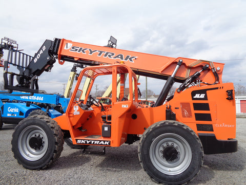 2022 SKYTRAK 8042 8000 LB DIESEL TELESCOPIC FORKLIFT TELEHANDLER PNEUMATIC 4WD BRAND NEW STOCK # BF91155129-VAOH - United Lift Equipment LLC