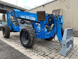 2006 GENIE GTH-1056 10000 LB DIESEL TELESCOPIC FORKLIFT TELEHANDLER OPEN CAB PNEUMATIC 4WD 3962 HOURS STOCK # BF9443219-NLEPA - United Lift Used & New Forklift Telehandler Scissor Lift Boomlift