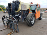 2014 JLG G12-55A 12000 LB DIESEL TELESCOPIC FORKLIFT TELEHANDLER PNEUMATIC 4WD ENCLOSED CAB 4295 HOURS STOCK # BF9876129-105-VAOH - United Lift Used & New Forklift Telehandler Scissor Lift Boomlift