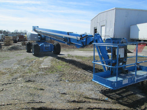 2007 GENIE S125 TELESCOPIC BOOM LIFT AERIAL LIFT 125' REACH DIESEL 4WD 1441 HOURS STOCK # BF9418529-599-WITNB - United Lift Used & New Forklift Telehandler Scissor Lift Boomlift