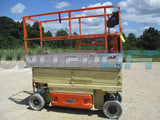 2012 JLG 2630ES SCISSOR LIFT 26' REACH ELECTRIC CUSHION TIRES 250 HOURS STOCK # BF962589-WIB - United Lift Used & New Forklift Telehandler Scissor Lift Boomlift