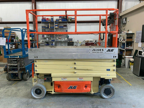 2012 JLG 2630ES SCISSOR LIFT 26' REACH ELECTRIC CUSHION TIRES 428 HOURS STOCK # BF989329-BAYTX - United Lift Used & New Forklift Telehandler Scissor Lift Boomlift