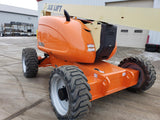 2011 JLG 600AJ ARTICULATING BOOM LIFT AERIAL LIFT WITH JIB ARM 60' REACH DIESEL 4WD WITH SKYPOWER 2650 HOURS STOCK # BF9453229-VAOH - United Lift Used & New Forklift Telehandler Scissor Lift Boomlift