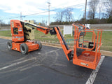 2012 JLG E300AJP ARTICULATING BOOM LIFT AERIAL LIFT WITH ROTATING JIB 30' REACH ELECTRIC 439 HOURS STOCK # BF9201179-PABNC - United Lift Used & New Forklift Telehandler Scissor Lift Boomlift