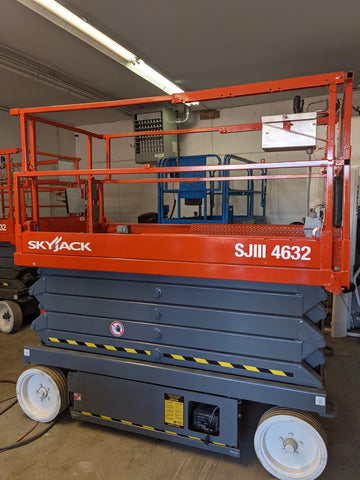 2012 SKYJACK SJIII4632 SCISSOR LIFT 32' REACH ELECTRIC SMOOTH CUSHION TIRES 297 HOURS STOCK # BF974589-WIBIL - United Lift Used & New Forklift Telehandler Scissor Lift Boomlift