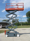 2011 SKYJACK SJP3226 SCISSOR LIFT 26' REACH 500 LB CAPACITY 24 VOLT ELECTRIC SMOOTH CUSHION TIRES 176 HOURS STOCK # BF974539-WIBIL - United Lift Used & New Forklift Telehandler Scissor Lift Boomlift
