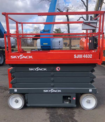 2015 SKYJACK SJ4632 SCISSOR LIFT 32' REACH ELECTRIC SMOOTH CUSHION TIRES 140 HOURS STOCK # BF9159759-NLEQ - United Lift Equipment LLC