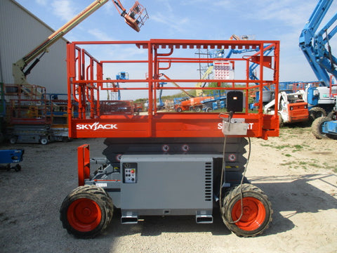 2012 SKYJACK SJ6832RT SCISSOR LIFT 32' REACH DUAL FUEL 1736 HOURS STOCK # BF9134519-WIBTN - United Lift Used & New Forklift Telehandler Scissor Lift Boomlift