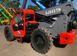 2022 SKYJACK SJ843TH 8000 LB DIESEL TELESCOPIC FORKLIFT TELEHANDLER PNEUMATIC 4WD AUXILIARY HYDRAULICS BRAND NEW STOCK # BF91178549-NLEQ - United Lift Equipment LLC
