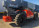 2022 SKYJACK SJ843TH 8000 LB DIESEL TELESCOPIC FORKLIFT TELEHANDLER PNEUMATIC 4WD AUXILIARY HYDRAULICS BRAND NEW STOCK # BF91178549-NLEQ - United Lift Equipment LLC