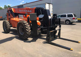 2017 SKYTRAK 10054 10000 LB DIESEL TELESCOPIC FORKLIFT TELEHANDLER PNEUMATIC 4WD OUTRIGGERS 2085 HOURS STOCK # BF91098739-NLEQ - United Lift Equipment LLC