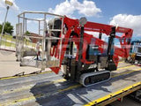 2012 TEUPEN LEO 18GT CRAWLER BOOM LIFT ARTICULATING WITH JIB ARM LIFT DIESEL & ELECTRIC 51' REACH TRAX TIRES 2842 HOURS STOCK # BF9515239-ATTX - United Lift Used & New Forklift Telehandler Scissor Lift Boomlift